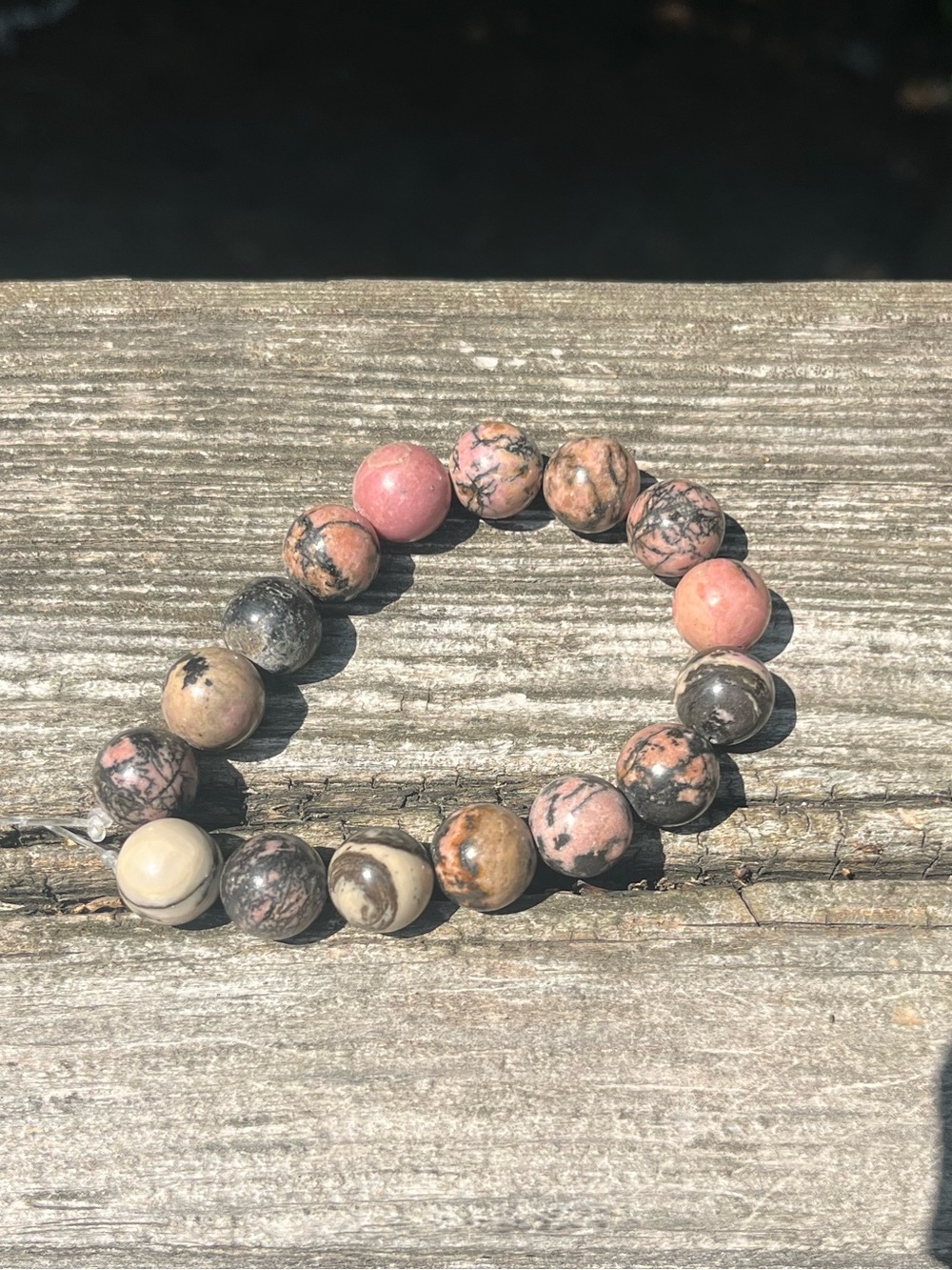 Natural Rhodonite Beads